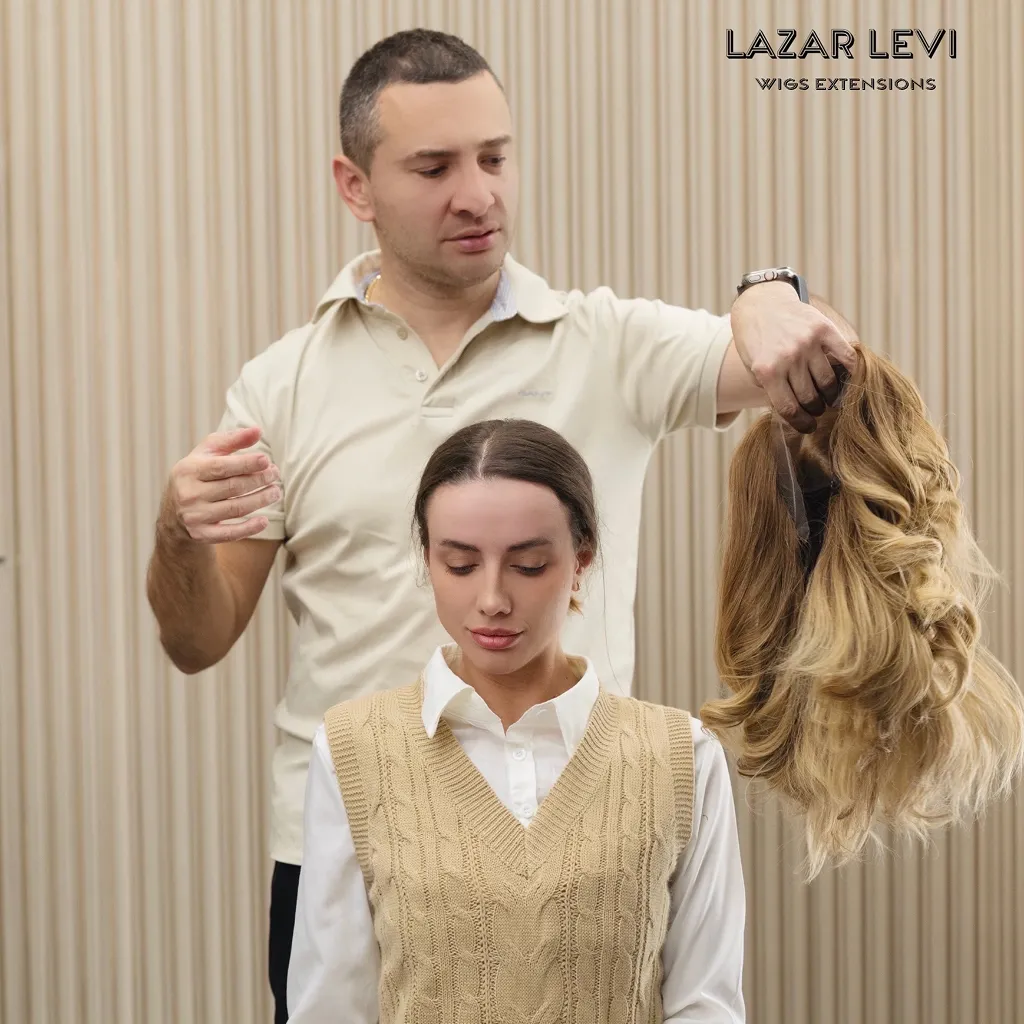 תוספות שיער ופאות לנשים מבית לאזר לוי אזור